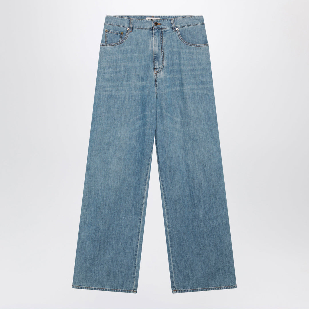 Miu Miu Pants - Light Blue | 181ebf32d91380d8492872dae5fcda5b5ba4b77e