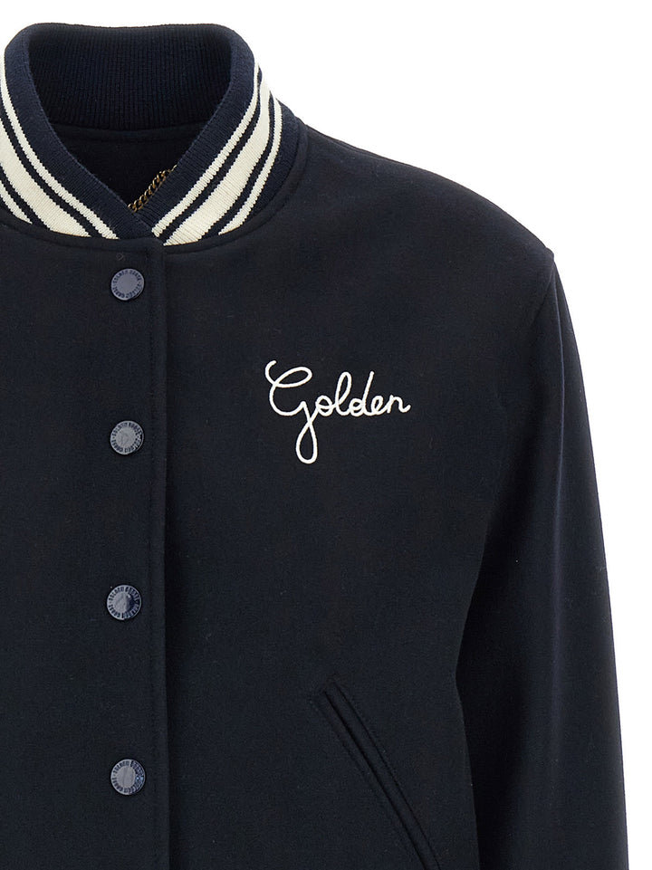 Golden Goose Dirce Puffer Jackets - Blue | 9134b78c2a398e27318b1b58a036a0081ced073f