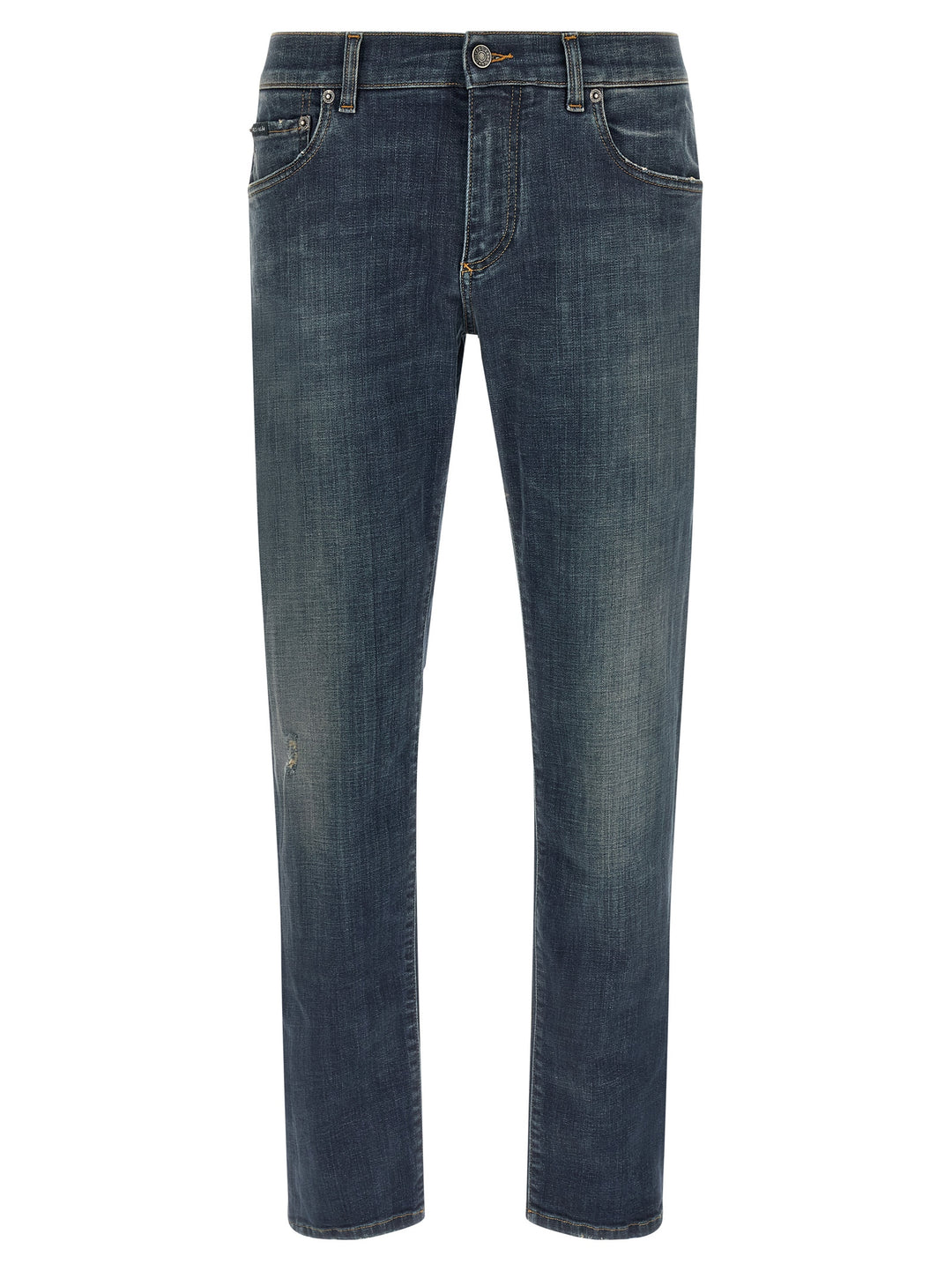 Dolce & Gabbana Used Effect Jeans - Blue | 53fdd52b292cf41b962653131d5ec7e730144407