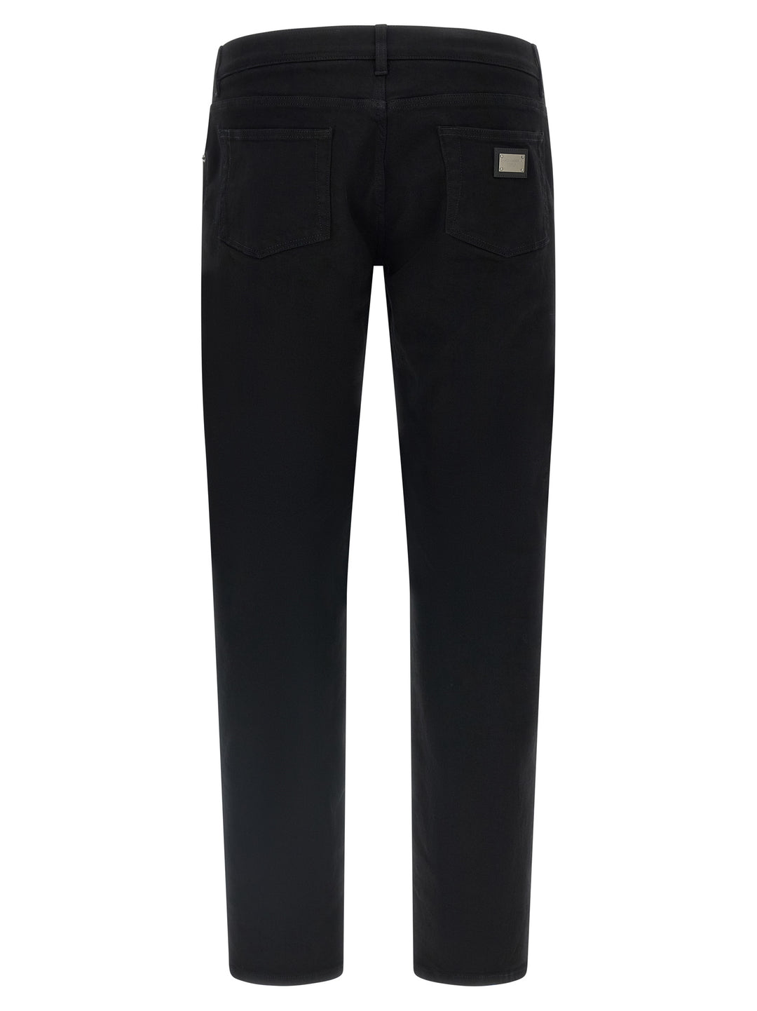 Dolce & Gabbana Logo Plaque Jeans - Black | 8bd6d4b0862af4e0b85e1810d801abfba1302148