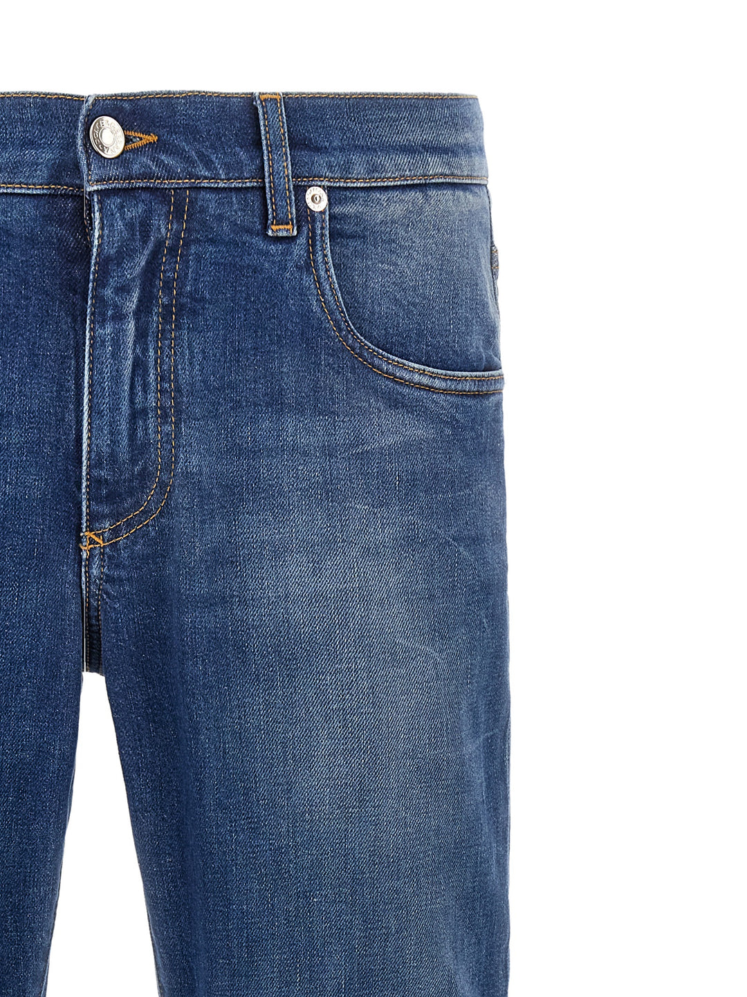Dolce & Gabbana Logo Embroidery Jeans - Blue | bb7b55f7be5780caa0c158967f5cdec0e7f9b23f