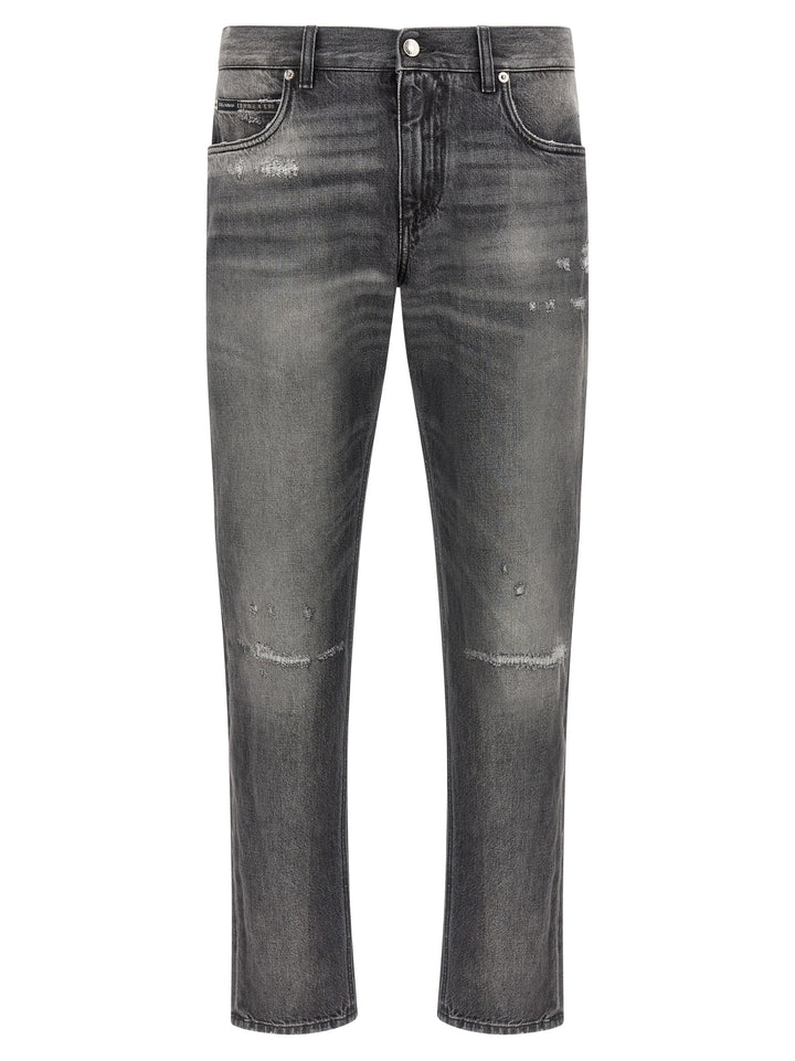 Dolce & Gabbana Distressed Jeans - Gray | 25db6c084c1a9c51f3196093c40d35c2e84710ae