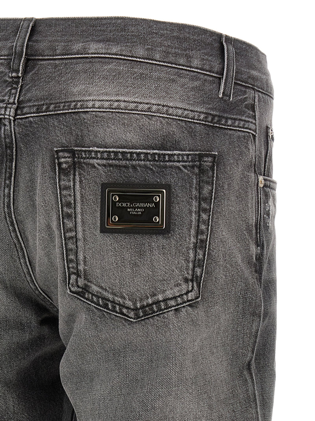Dolce & Gabbana Distressed Jeans - Gray | 40eae3788dd42d0e498d779c29e06bfd3c33a3b5