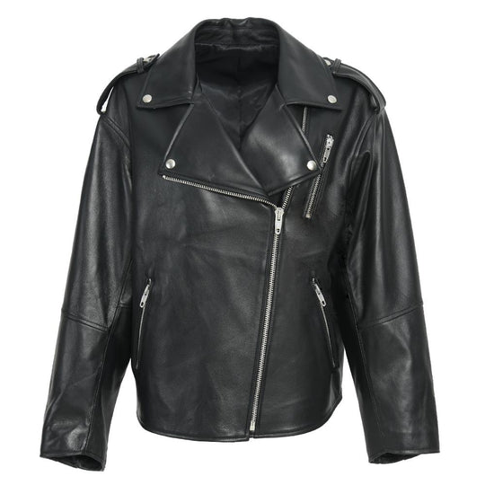 Elvis Jacket in Black Lambskin