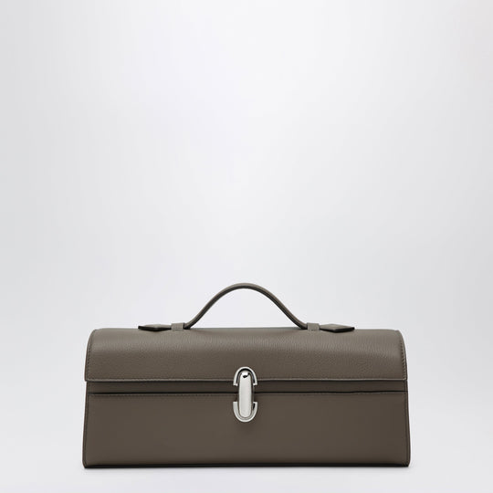 Slim Symmetry Pouch In Brown Calf Leather