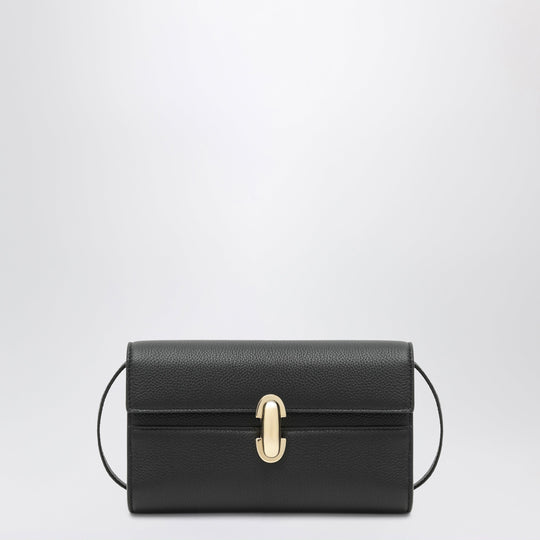 Symmetry Mini Crossbody Bag In Black Leather