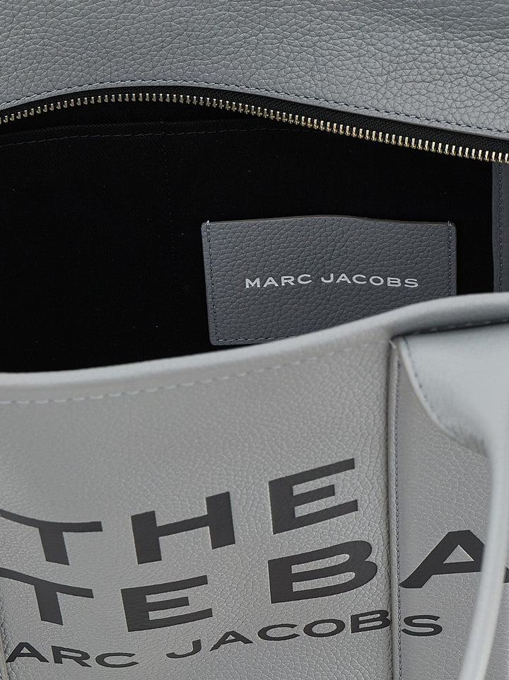 Marc Jacobs The Leather Large Tote Tote Bag - Gray | 9de5970623cd999f53e5cfca4d50750ea32bc499