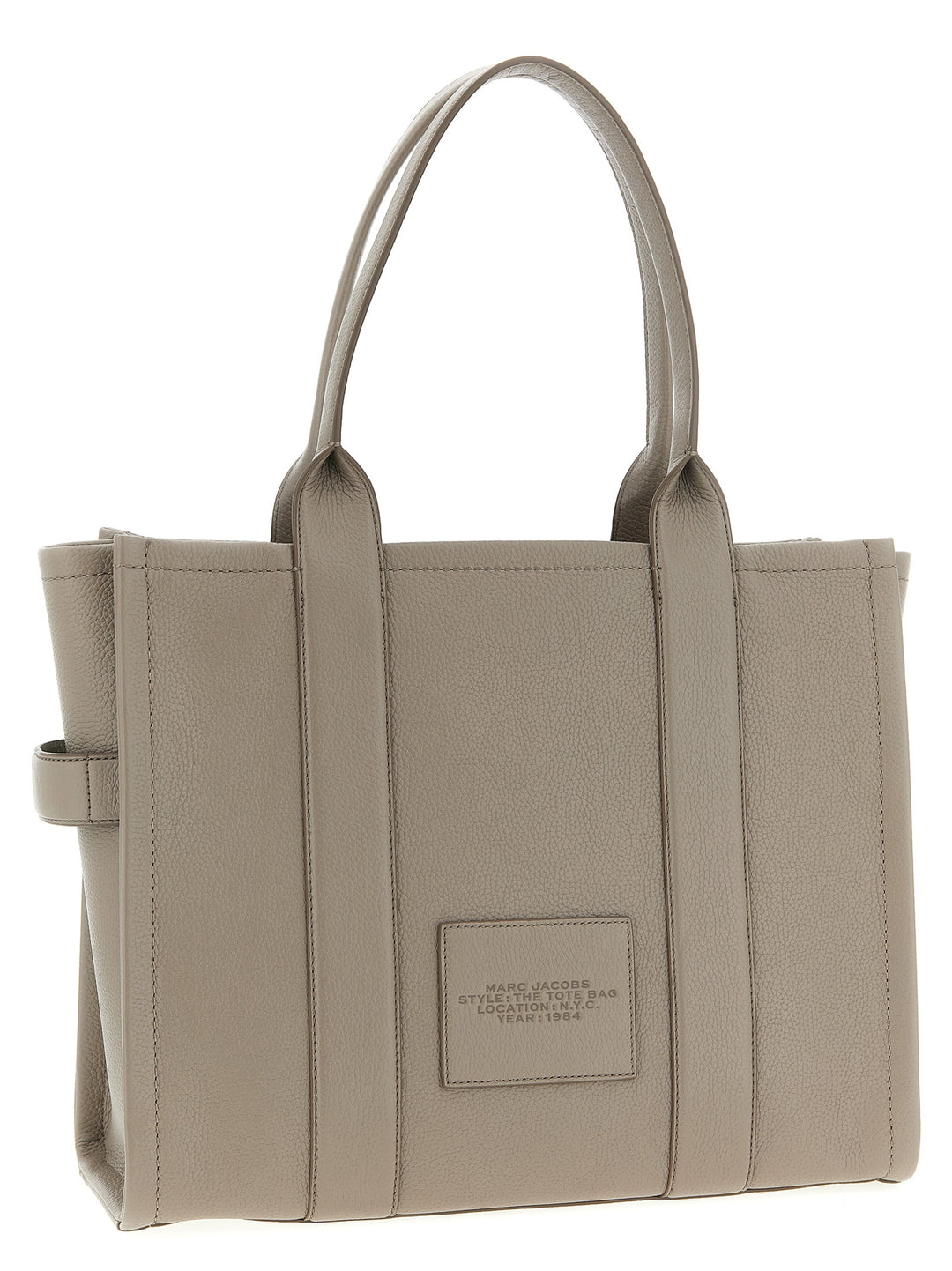Marc Jacobs The Leather Large Tote Tote Bag - Gray | 3dac1d218f0d876da7e28742467d0693be41bc7f