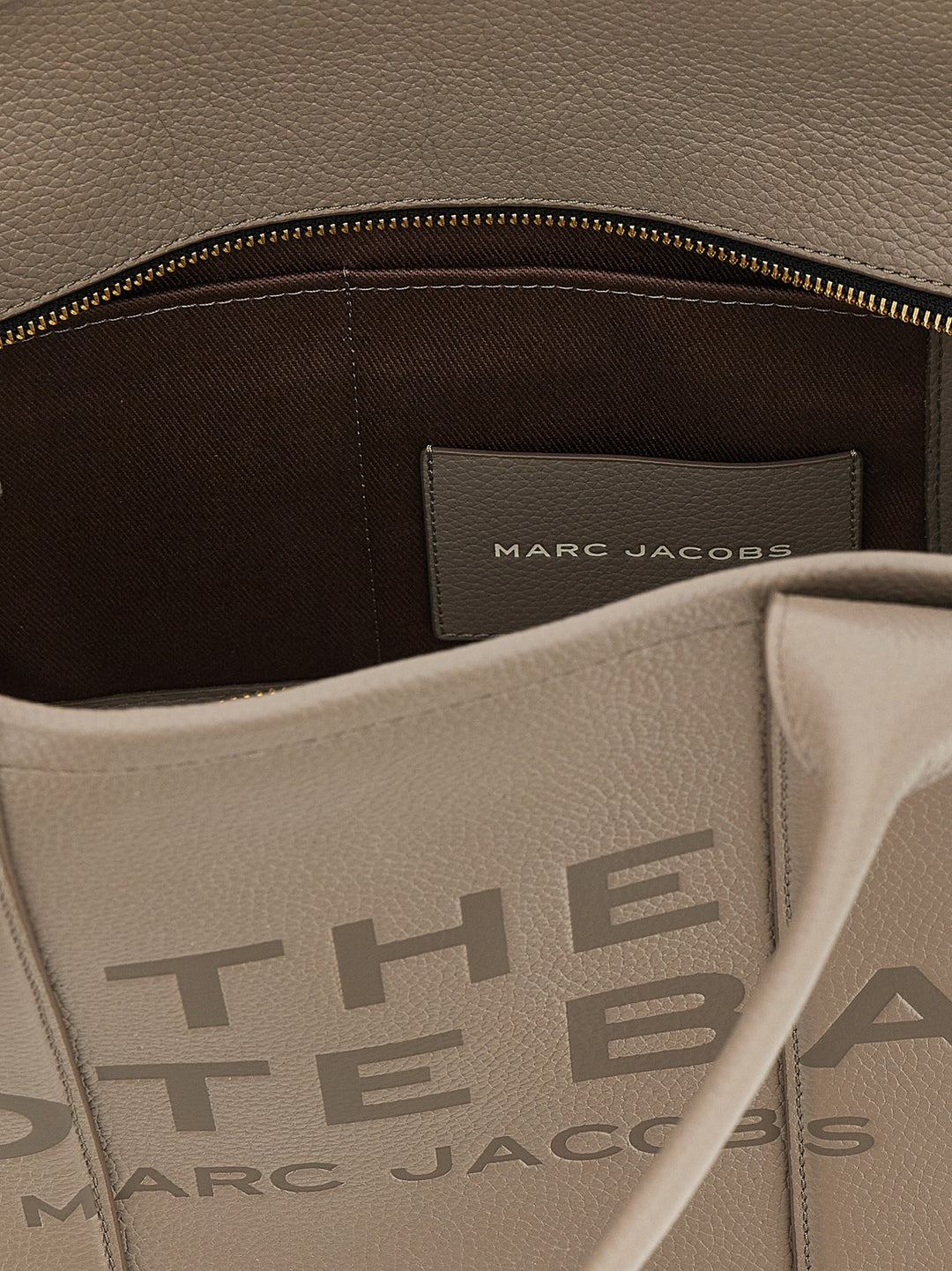 Marc Jacobs The Leather Large Tote Tote Bag - Gray | ce93d5d707dbe88c872ce781721faf23775f8a8e