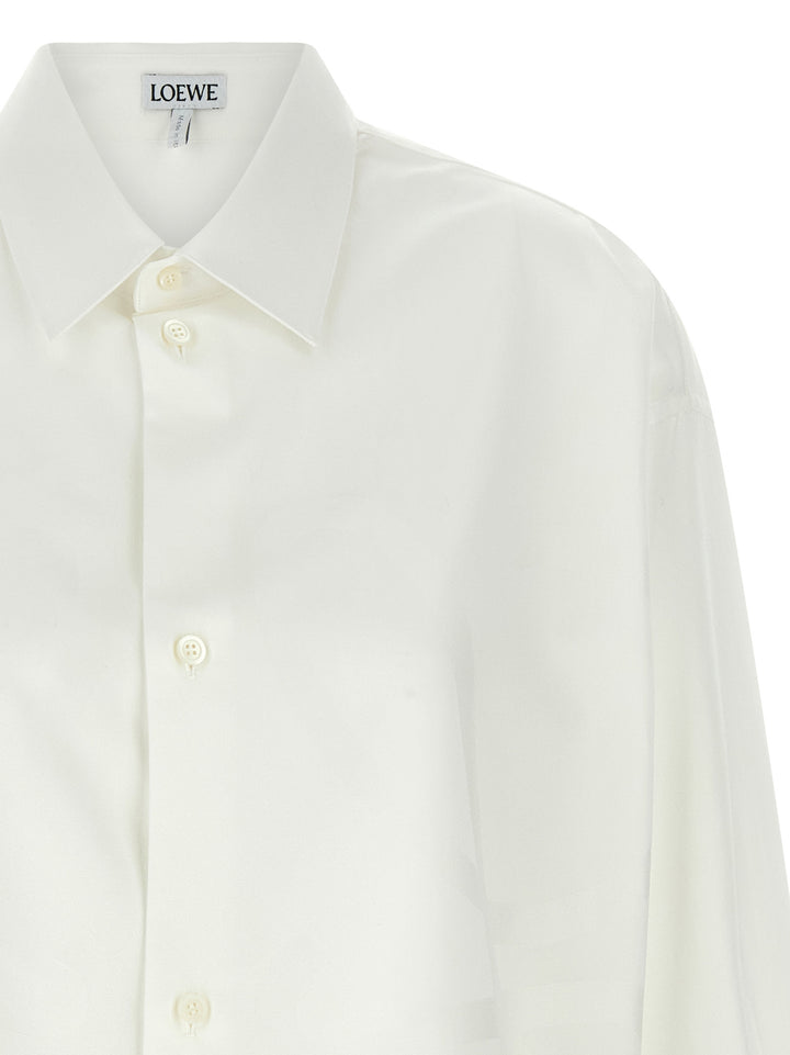 Loewe Anagram Shirt Shirt and Blouse - White | 76734d376fe7d7624a5431e9f88a1890550a45d1