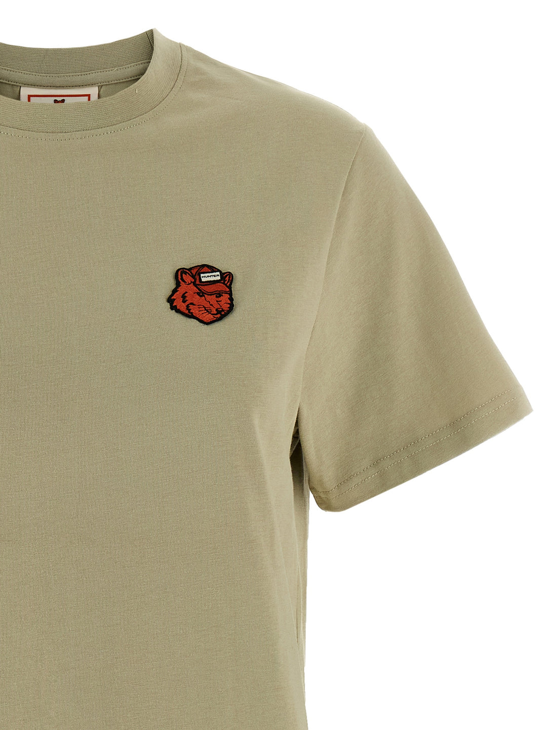 Maison Kitsune Fox Head T-shirt - Green | b597a43582c5de43de8d55e5c6cb3b1821f4d161