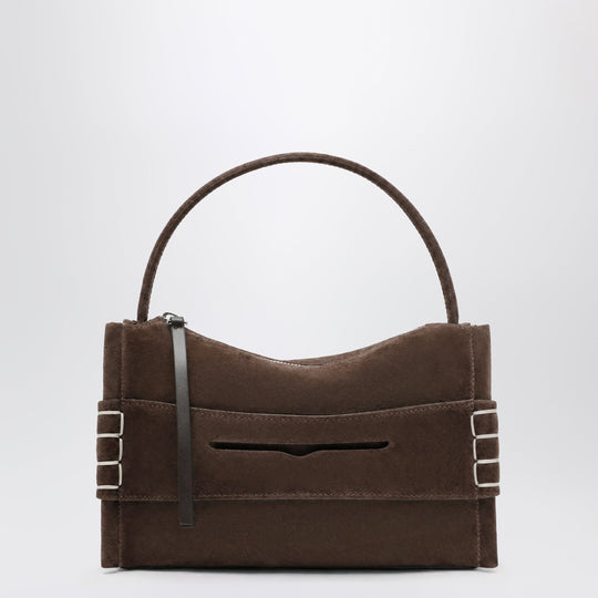 Loafer Suede And Calf Leather Bag In Brown