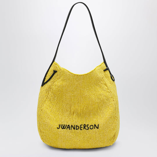 Small Bulb Beaded Bag In Yellow