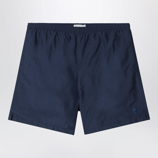 Ami De Coeur Short Swim Shorts In Polyamide, Ink