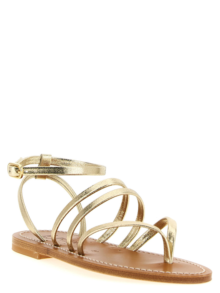 K.Jacques Saint Tropez Hemeree Sandals - Gold | 15c57b02cb91fb8d7d4d42b4933016c78032b32f