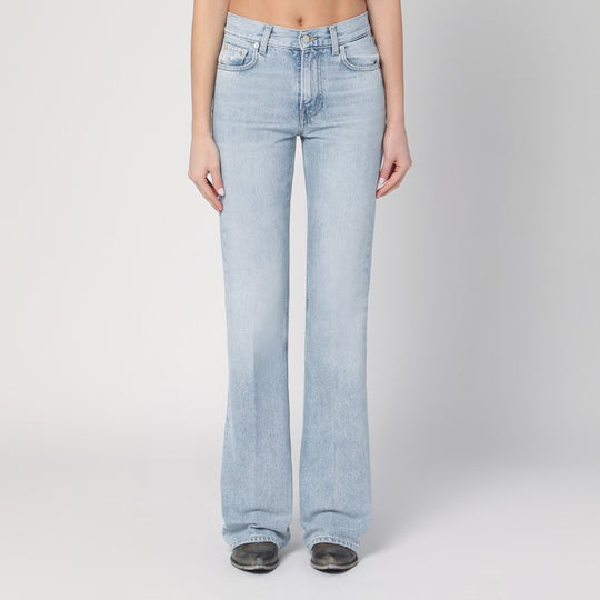 Flora Light Blue Washed Jeans