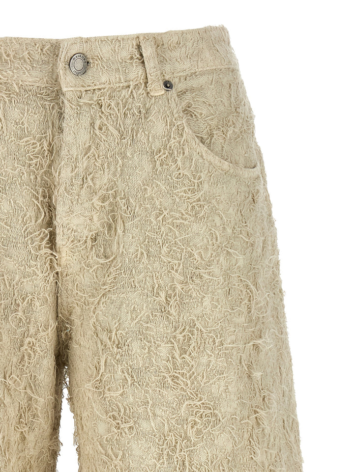 Haikure Becky Fur Denim Bermuda and Short - Beige | a0d0a4b29a143ee42b85e8b12512688a106c2023