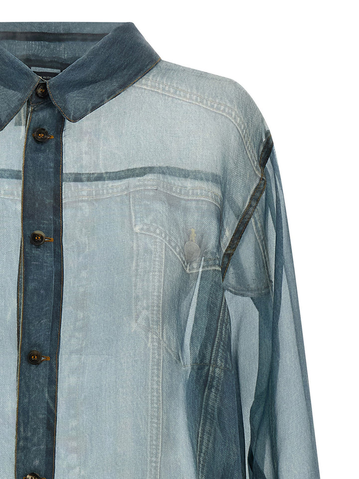 Haikure Maya Shirt and Blouse - Blue | 6bc19df00e3bfbd22283e77e9e957027f3344a2d