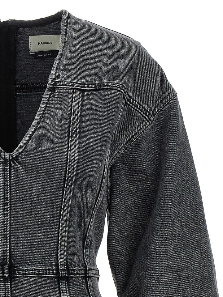 Haikure Denim Dress Dresses - Gray | 58a1558ad25dda6f927279ef63599e7b93968549