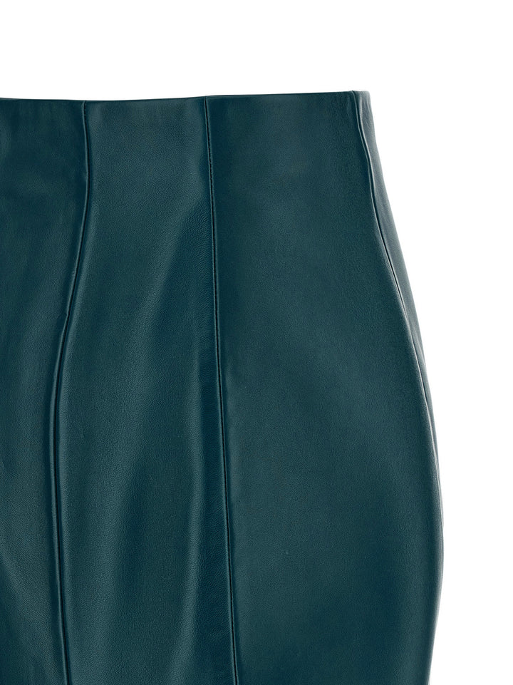 Balmain Xl Zip Skirt Skirts - Blue | 03262f9f6cc09c60622e23319d62ec0cd6cdf3a6