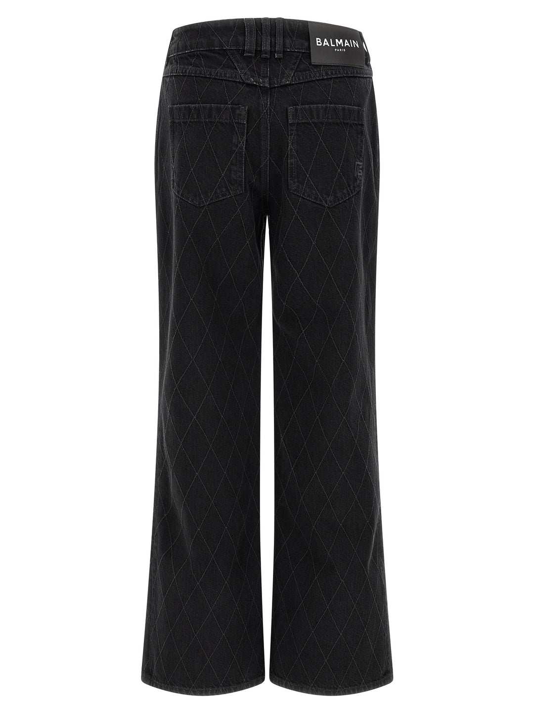 Balmain Diamond-Shaped Jeans - Black | 04a9ff6571e01d9c1473df811e787b51746343c9