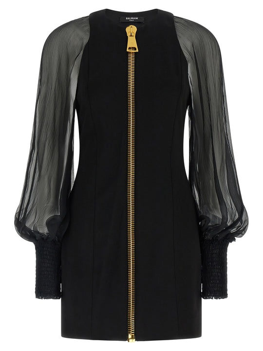 Xl Zip Dress Dresses Black