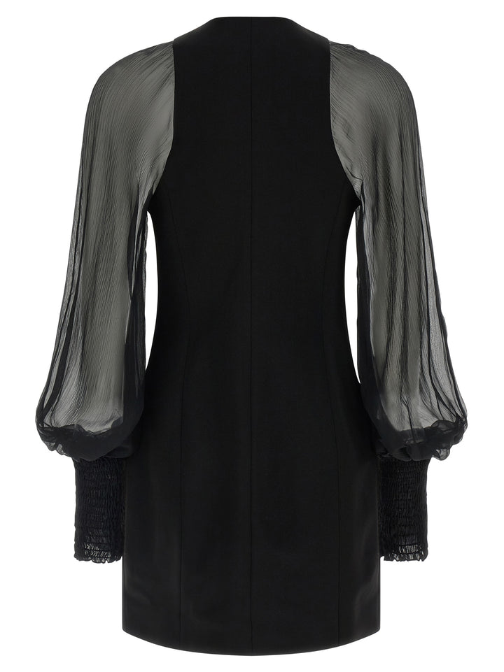 Balmain Xl Zip Dress Dresses - Black | 4e39015deec70de0a37a0e40ec8ee85940d645b7