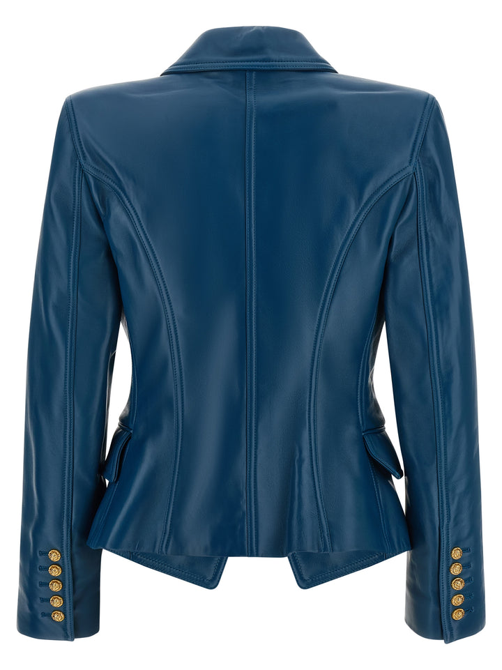Balmain Testa Di Leone BlazerS - Blue | 66fd11b65e3c136fdbab7ca5617ad8f14f22539c