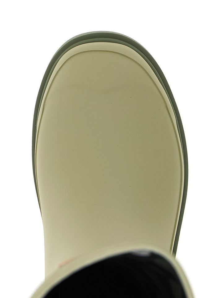 Maison Kitsune Downpour Boots and Ankle Boots - Green | 796a24fcb5e01c0fbe1234c7993acdc6ef47f7f5