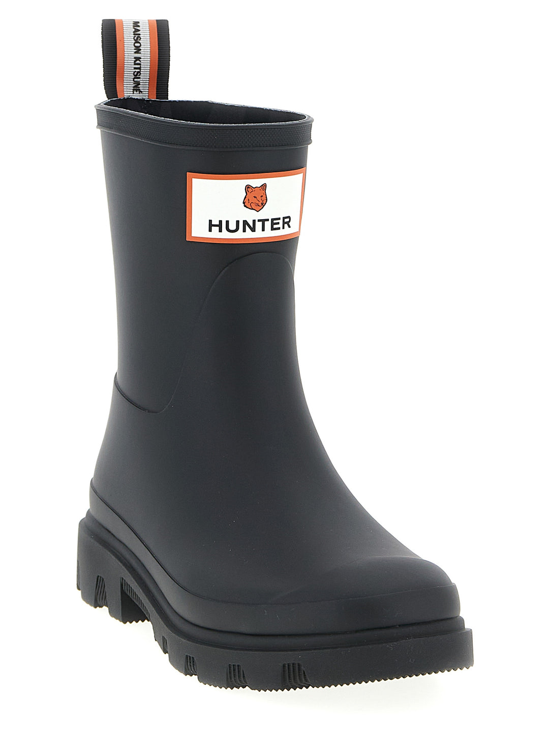 Maison Kitsune Downpour Boots and Ankle Boots - Black | 280197987467a2a8d40c8023df600a0ec8d6a4cc