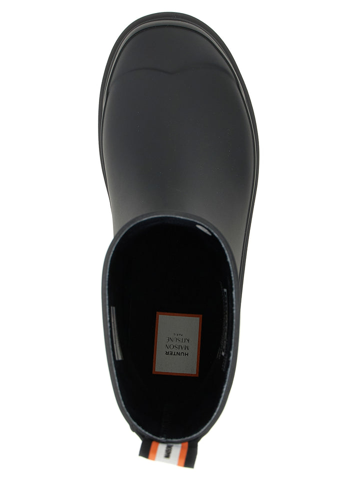 Maison Kitsune Downpour Boots and Ankle Boots - Black | 9cc25cdbd460342b3f47702d370071c5cd15af72