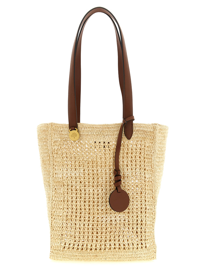 Mulberry Small Crochet Shopping Bag Tote Bag - Beige | 52b3a84d423487e86cd49ff14de7814729b04437