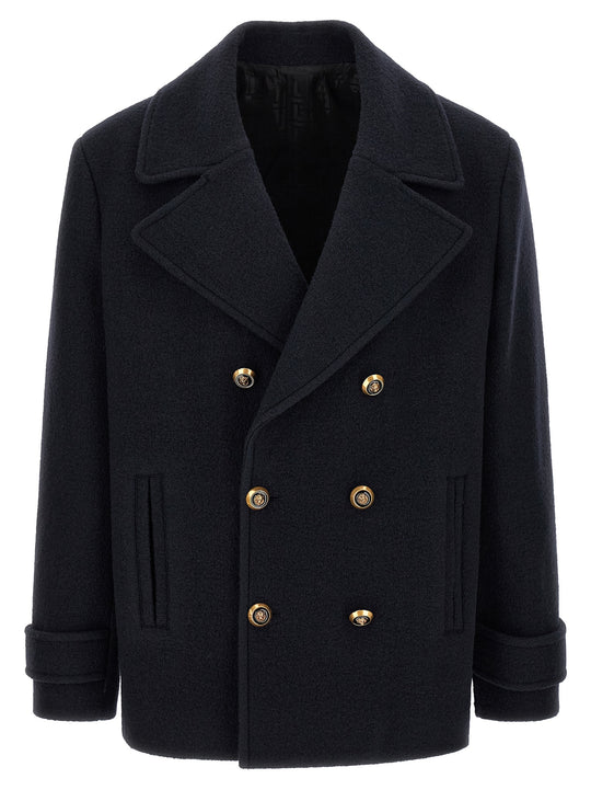 Wool Caban Coats And Trench Coats Blue