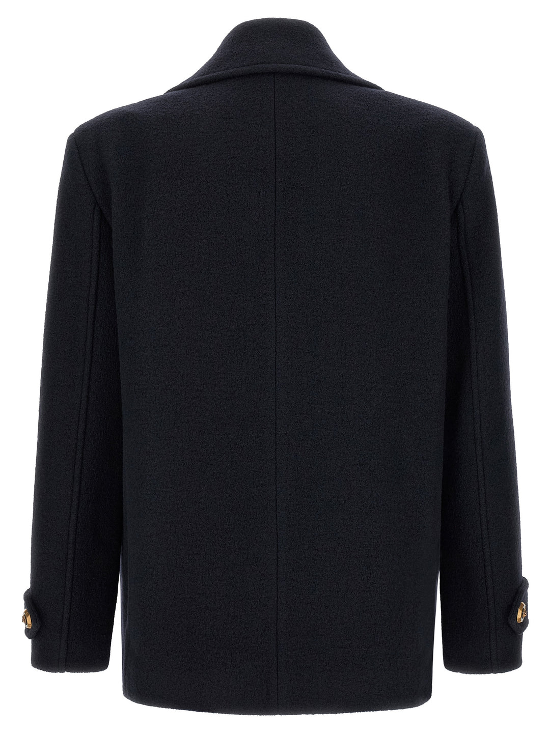 Balmain Wool Caban Coats and Trench Coats - Blue | b458b7968a952d196b4b838a36c118a8f887b8e4