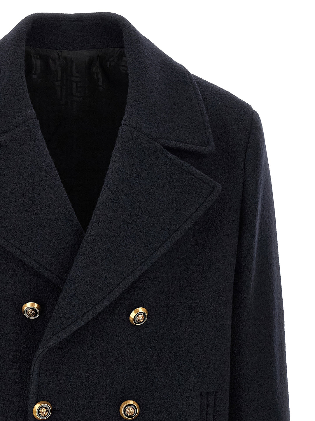 Balmain Wool Caban Coats and Trench Coats - Blue | 195e8973998a9f156e117a862d1db737539ed0b3