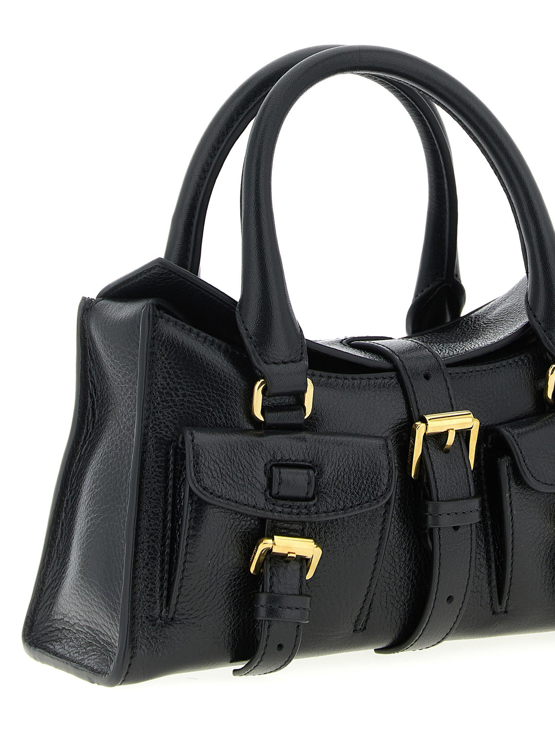 Mulberry Mini Roxanne Hand Bags - Black | 1313b0f69112a1eef5d5970d87db365c73b245ec