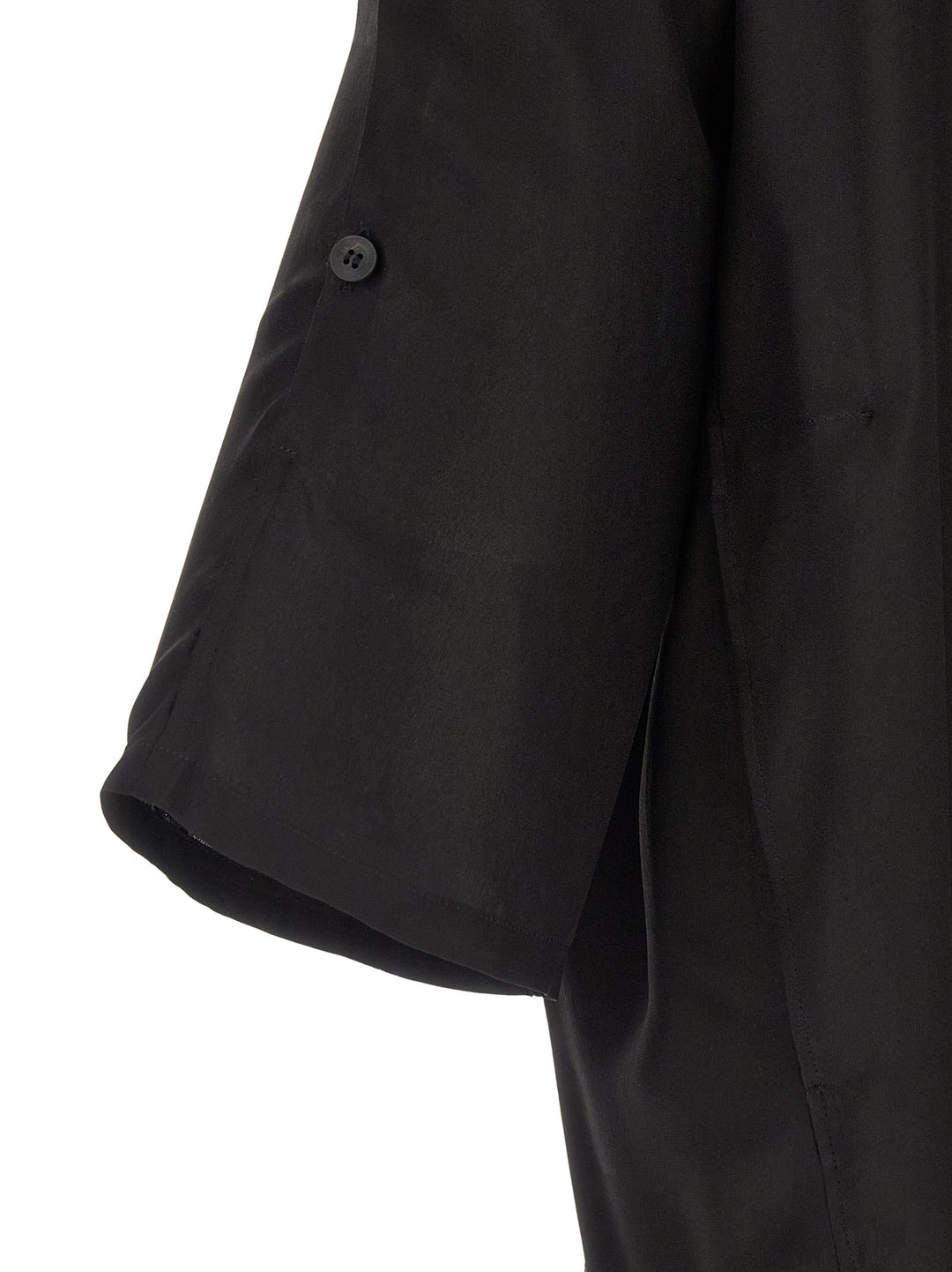 Yohji Yamamoto Silk Shirt Shirt and Blouse - Black | 17255a43cf8253c9b411323b6d1f095e39115c77
