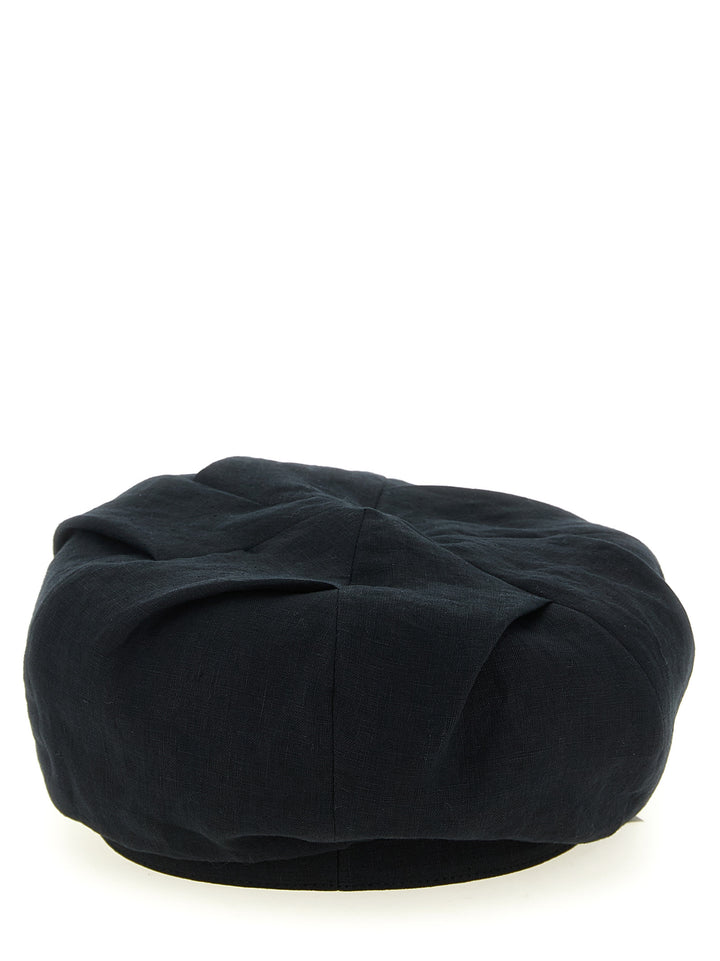 Yohji Yamamoto Tuck Casquette Hats - Black | 0adc1e27eaec60f3704e2b78994cfa9fd00b3519