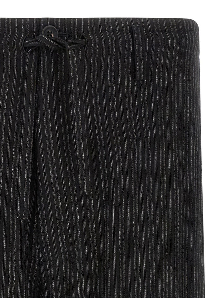 Yohji Yamamoto Extra Loose Leg Pants - Black | a6189842d35e07eab45282730f60edf58ceb0dcf
