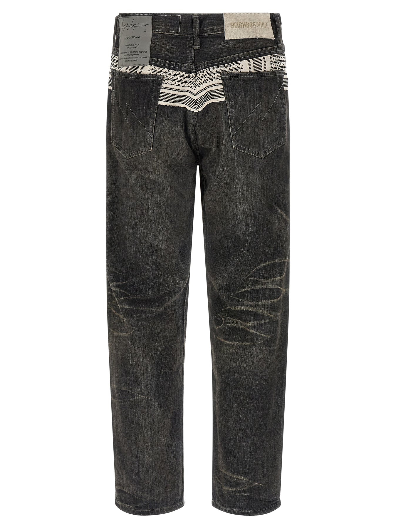 Yohji Yamamoto Savege Denim Jeans - Black | df23176448d4f68bce39a50026cc6c654396a30a