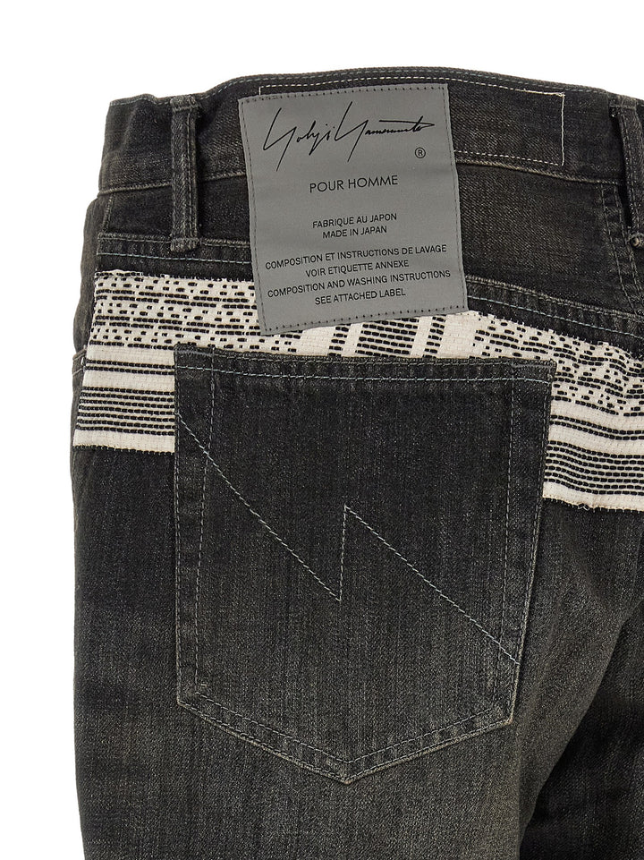Yohji Yamamoto Savege Denim Jeans - Black | 37e5d53ab9517d1ebf1384cf3eaf0bf876abf276