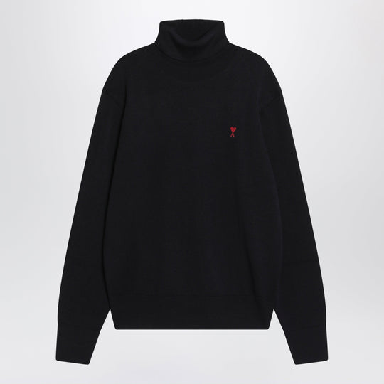 Navy Blue Turtleneck Sweater Ami De Coeur