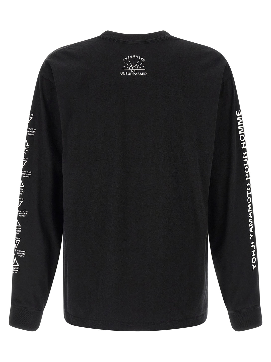 Yohji Yamamoto Ls Tee T-shirt - Black | 43c4f809066f01b9e0e8d4ea2ae7076041ffd080