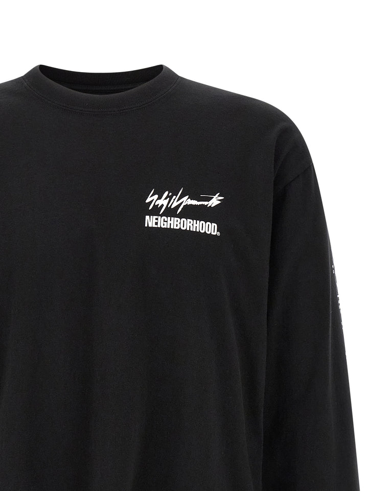 Yohji Yamamoto Ls Tee T-shirt - Black | 5f5da989a153188a9228def10802d36c9753da7c