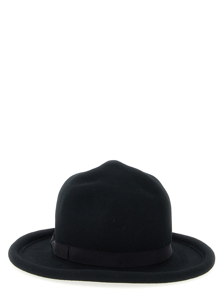 Yohji Yamamoto Wool B Tube Brim Plain Mtn Hats - Black | 7a7101a6f47170c77ed1377080b06f31197708b0