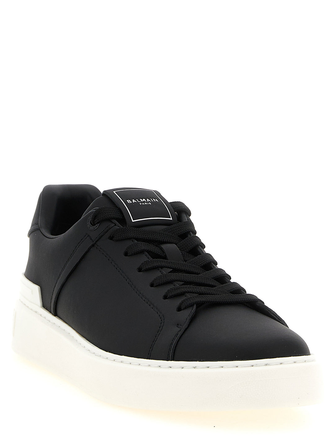 Balmain B-Court Sneakers - White/Black | ebff56f3c2f2a2566a029c89f75d8916649a02e4