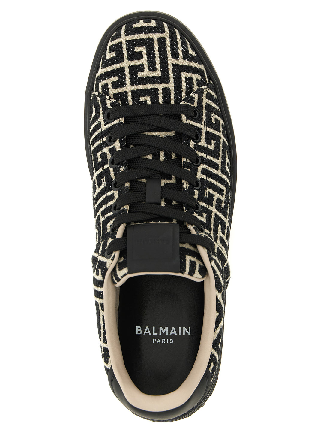 Balmain B-Court Sneakers - White/Black | 61a83f8b99c28e355c193824f0aa365d00753e0b