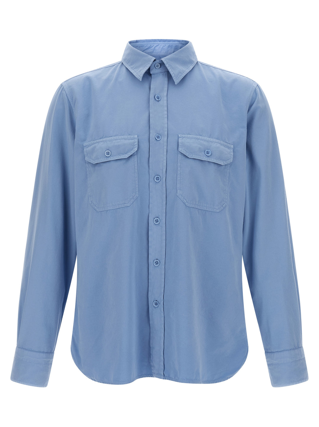 Tom Ford Faille Shirt Shirt and Blouse - Light Blue | ce879b53977eb5e46b2d051d2f41e25ef0cc140b