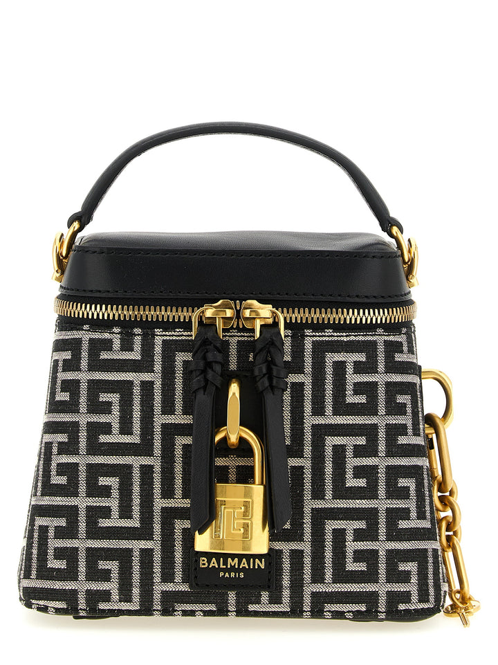 Balmain Pulse Vanity Hand Bags - White/Black | 7f4ccc7831407e7ad78ae3c3c8f6edaf44bcef03