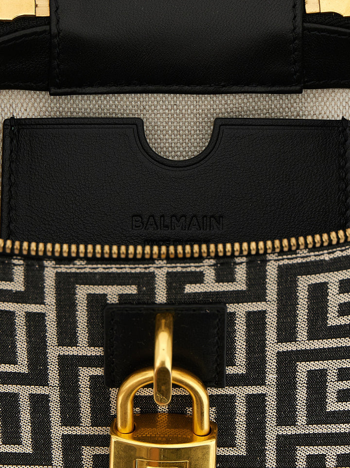 Balmain Pulse Vanity Hand Bags - White/Black | d411b26a67d62ebffc7e515c2064a9b848b9ca4a